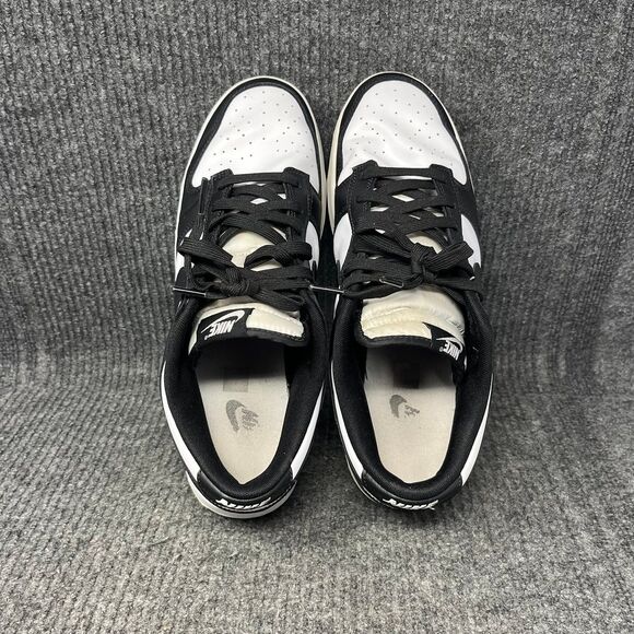 Nike Dunk Low Retro Panda Black White Leather Shoes Mens 12 DD1391-100 main image 6